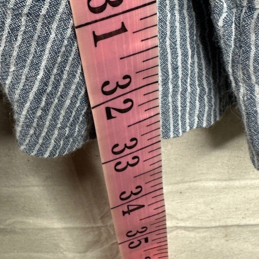 Ann Taylor Loft Striped‎ Button Down Mini Dress s… - image 7